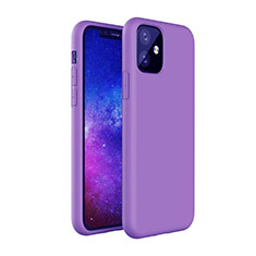 Coque Ultra Fine Silicone Souple 360 Degres Housse Etui S01 pour Apple iPhone 11 Violet