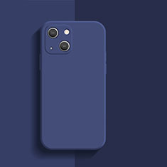 Coque Ultra Fine Silicone Souple 360 Degres Housse Etui S01 pour Apple iPhone 14 Plus Bleu