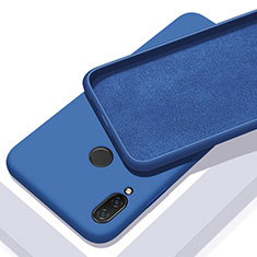 Coque Ultra Fine Silicone Souple 360 Degres Housse Etui S01 pour Huawei P Smart Z Bleu
