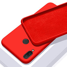Coque Ultra Fine Silicone Souple 360 Degres Housse Etui S01 pour Huawei P Smart Z Rouge