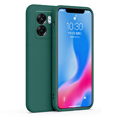 Coque Ultra Fine Silicone Souple 360 Degres Housse Etui S01 pour OnePlus Nord N300 5G Vert Nuit