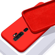 Coque Ultra Fine Silicone Souple 360 Degres Housse Etui S01 pour Oppo A5 (2020) Rouge