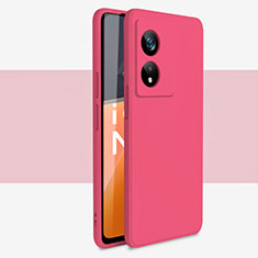 Coque Ultra Fine Silicone Souple 360 Degres Housse Etui S01 pour Oppo A98 5G Rouge