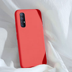 Coque Ultra Fine Silicone Souple 360 Degres Housse Etui S01 pour Oppo Find X2 Neo Rouge