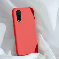 Coque Ultra Fine Silicone Souple 360 Degres Housse Etui S01 pour Oppo Find X2 Rouge