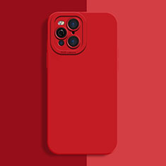 Coque Ultra Fine Silicone Souple 360 Degres Housse Etui S01 pour Oppo Find X3 5G Rouge