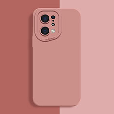 Coque Ultra Fine Silicone Souple 360 Degres Housse Etui S01 pour Oppo Find X5 5G Rose