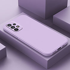 Coque Ultra Fine Silicone Souple 360 Degres Housse Etui S01 pour Samsung Galaxy A33 5G Violet Clair