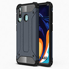 Coque Ultra Fine Silicone Souple 360 Degres Housse Etui S01 pour Samsung Galaxy A60 Bleu