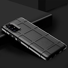 Coque Ultra Fine Silicone Souple 360 Degres Housse Etui S01 pour Samsung Galaxy A71 4G A715 Noir