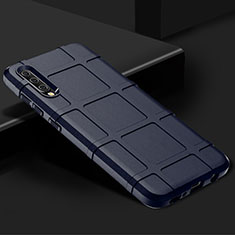 Coque Ultra Fine Silicone Souple 360 Degres Housse Etui S01 pour Samsung Galaxy A90 5G Bleu