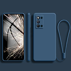 Coque Ultra Fine Silicone Souple 360 Degres Housse Etui S01 pour Samsung Galaxy F52 5G Bleu