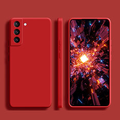 Coque Ultra Fine Silicone Souple 360 Degres Housse Etui S01 pour Samsung Galaxy S21 FE 5G Rouge