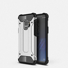 Coque Ultra Fine Silicone Souple 360 Degres Housse Etui S01 pour Samsung Galaxy S9 Argent
