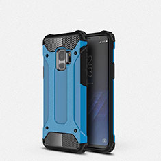 Coque Ultra Fine Silicone Souple 360 Degres Housse Etui S01 pour Samsung Galaxy S9 Bleu Ciel
