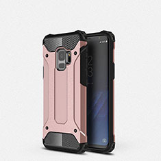 Coque Ultra Fine Silicone Souple 360 Degres Housse Etui S01 pour Samsung Galaxy S9 Or Rose