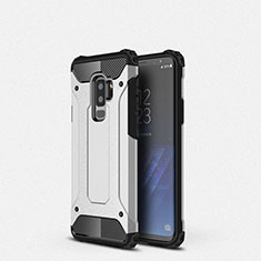 Coque Ultra Fine Silicone Souple 360 Degres Housse Etui S01 pour Samsung Galaxy S9 Plus Argent