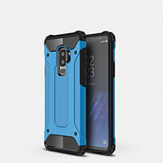 Coque Ultra Fine Silicone Souple 360 Degres Housse Etui S01 pour Samsung Galaxy S9 Plus Bleu Ciel