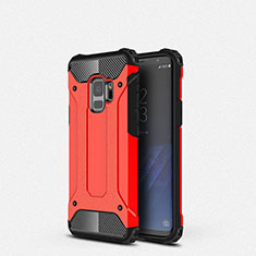 Coque Ultra Fine Silicone Souple 360 Degres Housse Etui S01 pour Samsung Galaxy S9 Rouge