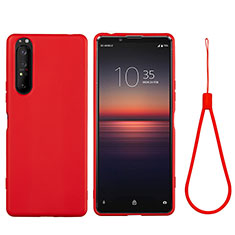 Coque Ultra Fine Silicone Souple 360 Degres Housse Etui S01 pour Sony Xperia 1 III Rouge