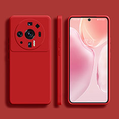Coque Ultra Fine Silicone Souple 360 Degres Housse Etui S01 pour Xiaomi Mi 12 Ultra 5G Rouge
