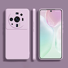 Coque Ultra Fine Silicone Souple 360 Degres Housse Etui S01 pour Xiaomi Mi 12 Ultra 5G Violet Clair