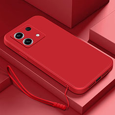 Coque Ultra Fine Silicone Souple 360 Degres Housse Etui S01 pour Xiaomi Redmi Note 13 5G Rouge