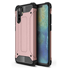 Coque Ultra Fine Silicone Souple 360 Degres Housse Etui S02 pour Huawei P30 Pro New Edition Or Rose