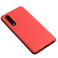 Coque Ultra Fine Silicone Souple 360 Degres Housse Etui S02 pour Huawei P30 Rouge