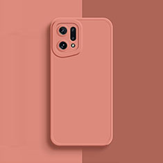 Coque Ultra Fine Silicone Souple 360 Degres Housse Etui S02 pour Oppo Find X5 5G Rose