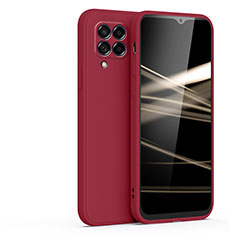 Coque Ultra Fine Silicone Souple 360 Degres Housse Etui S02 pour Samsung Galaxy A42 5G Rouge