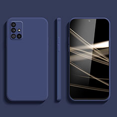 Coque Ultra Fine Silicone Souple 360 Degres Housse Etui S02 pour Samsung Galaxy A51 4G Bleu