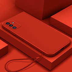 Coque Ultra Fine Silicone Souple 360 Degres Housse Etui S02 pour Samsung Galaxy A82 5G Rouge