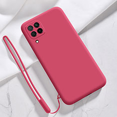 Coque Ultra Fine Silicone Souple 360 Degres Housse Etui S02 pour Samsung Galaxy F22 4G Rose Rouge