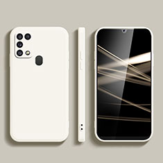 Coque Ultra Fine Silicone Souple 360 Degres Housse Etui S02 pour Samsung Galaxy M21s Blanc
