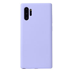 Coque Ultra Fine Silicone Souple 360 Degres Housse Etui S02 pour Samsung Galaxy Note 10 Plus 5G Violet