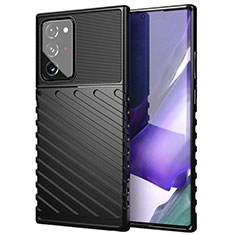 Coque Ultra Fine Silicone Souple 360 Degres Housse Etui S02 pour Samsung Galaxy Note 20 Ultra 5G Noir