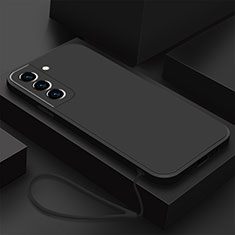 Coque Ultra Fine Silicone Souple 360 Degres Housse Etui S02 pour Samsung Galaxy S21 FE 5G Noir