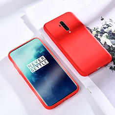 Coque Ultra Fine Silicone Souple 360 Degres Housse Etui S03 pour OnePlus 7T Pro 5G Rouge