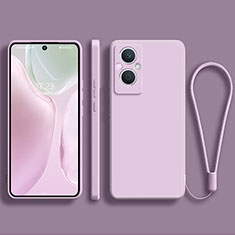 Coque Ultra Fine Silicone Souple 360 Degres Housse Etui S03 pour OnePlus Nord N20 5G Violet Clair