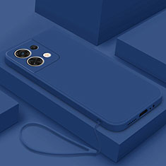 Coque Ultra Fine Silicone Souple 360 Degres Housse Etui S03 pour Oppo Reno8 Pro+ Plus 5G Bleu