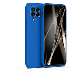 Coque Ultra Fine Silicone Souple 360 Degres Housse Etui S03 pour Samsung Galaxy A12 Bleu