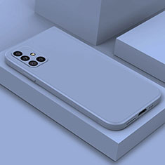Coque Ultra Fine Silicone Souple 360 Degres Housse Etui S03 pour Samsung Galaxy A71 5G Gris Lavende