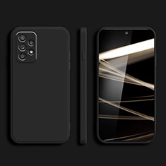 Coque Ultra Fine Silicone Souple 360 Degres Housse Etui S03 pour Samsung Galaxy A72 5G Noir