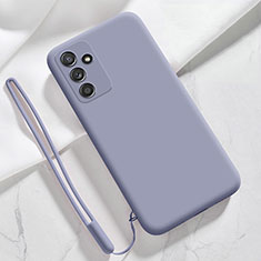 Coque Ultra Fine Silicone Souple 360 Degres Housse Etui S03 pour Samsung Galaxy F54 5G Gris Lavende