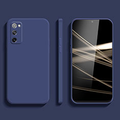 Coque Ultra Fine Silicone Souple 360 Degres Housse Etui S03 pour Samsung Galaxy S20 FE 4G Bleu