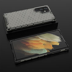 Coque Ultra Fine Silicone Souple 360 Degres Housse Etui S03 pour Samsung Galaxy S21 Ultra 5G Noir