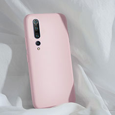 Coque Ultra Fine Silicone Souple 360 Degres Housse Etui S03 pour Xiaomi Mi 10 Pro Rose