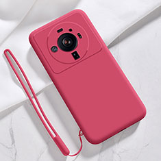 Coque Ultra Fine Silicone Souple 360 Degres Housse Etui S03 pour Xiaomi Mi 12 Ultra 5G Rouge
