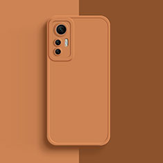Coque Ultra Fine Silicone Souple 360 Degres Housse Etui S03 pour Xiaomi Mi 12S Pro 5G Orange